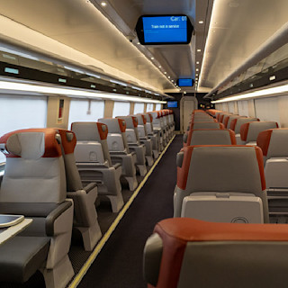 acela train inside