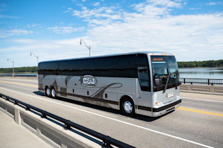 c&j bus over bridge