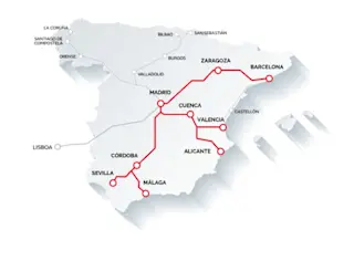 Iryo rutas