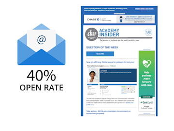 Image of AAD.ORG's Dermatology World Academy Insider newsletter