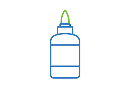 Glue bottle icon