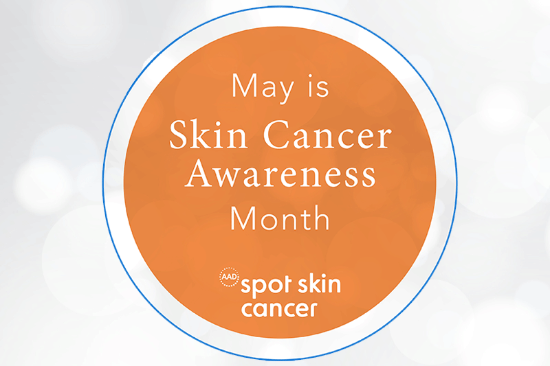 American Academy of Dermatology | May is Skin Cancer Awareness Month icon