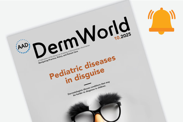 Card image of DermWorld October 2025