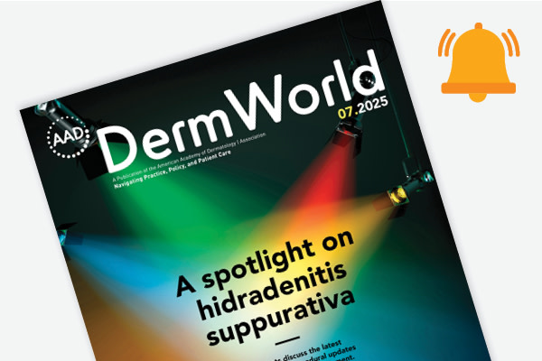 Cover image of DermWorld July 2025