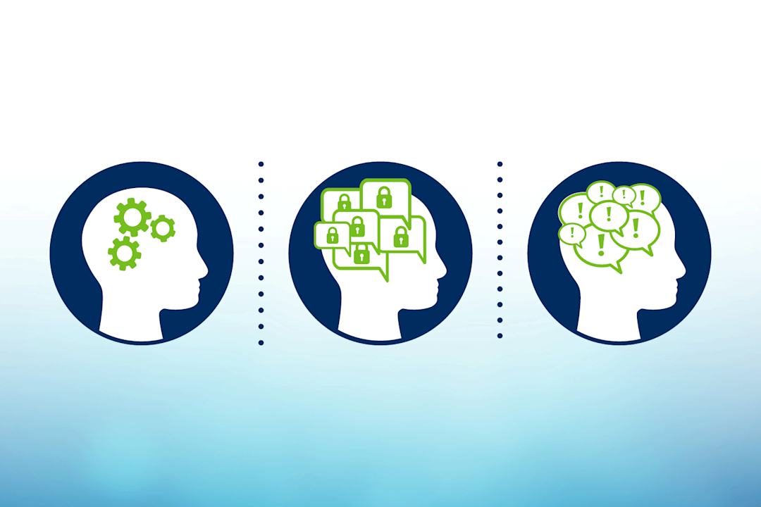 SkinSerious rosacea and psychiatric disorders icon