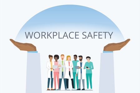 Illustration for workplace safety card