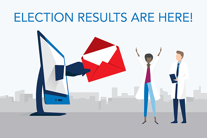 Card illustration of EC voting results