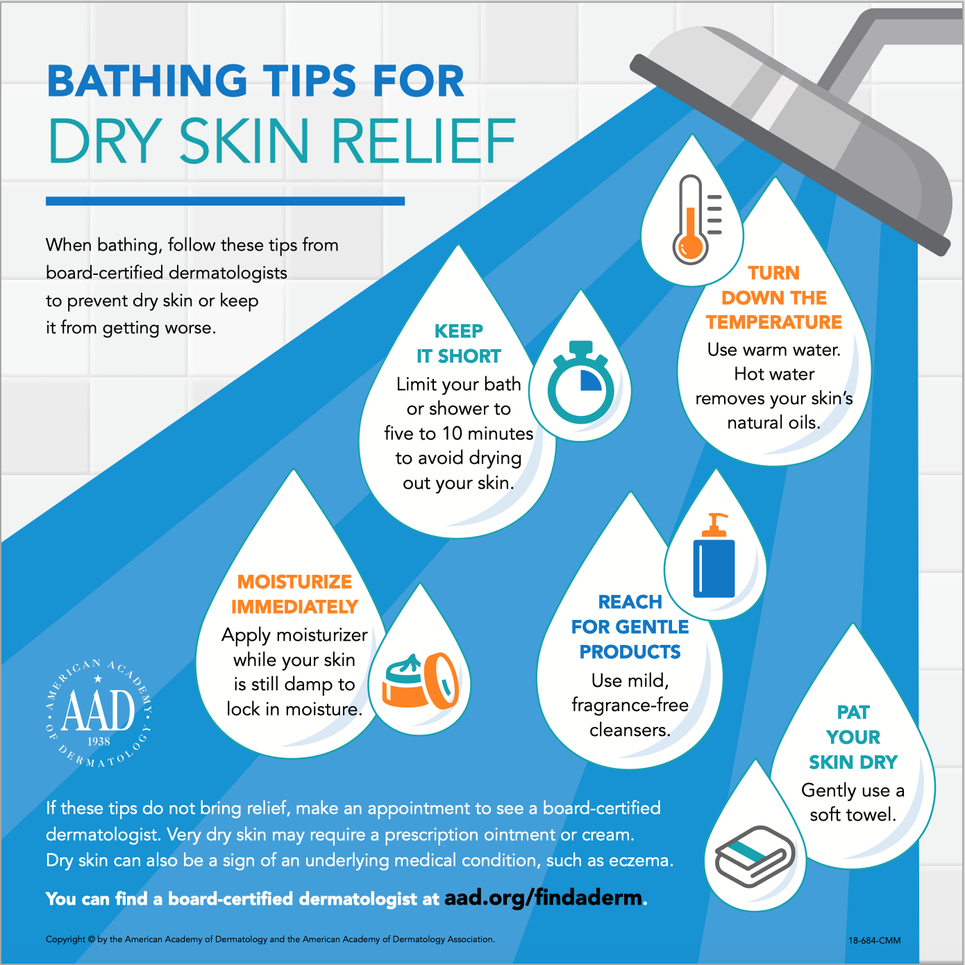 dry skin infographic