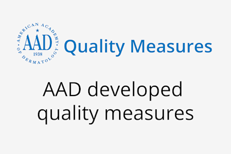 Image for AAD developed quality measures
