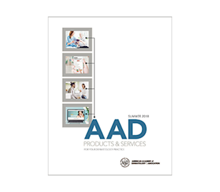Photo of the AAD product catalogue