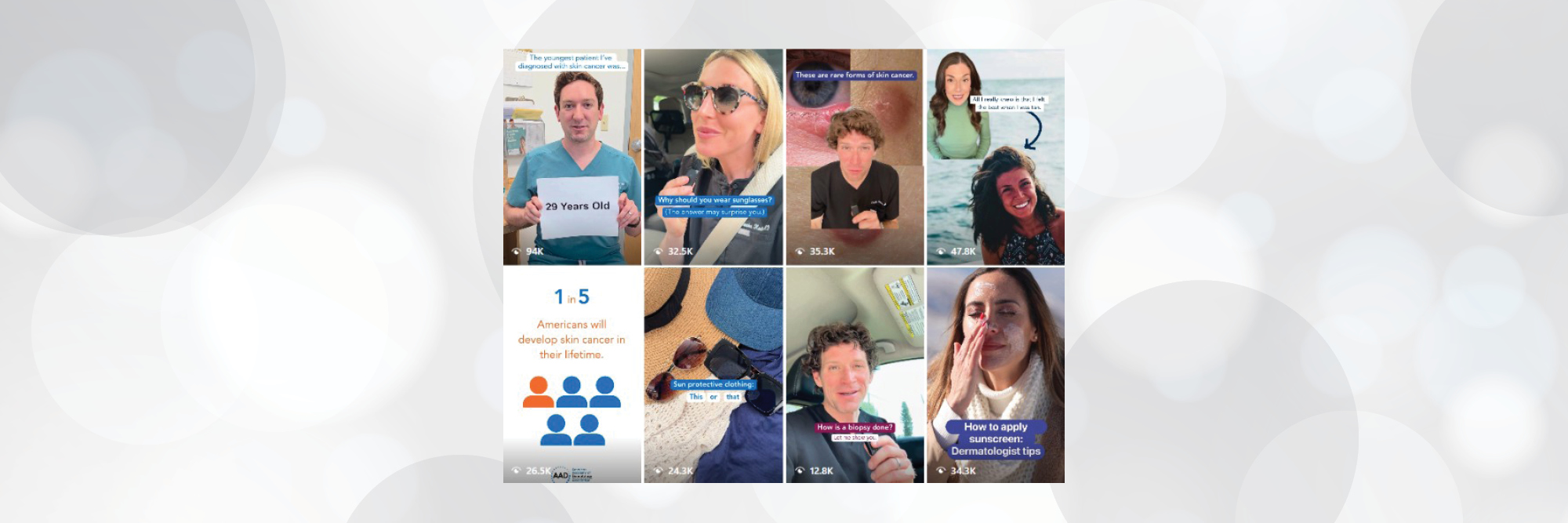 Banner image for Your Dermatologist Knows content remains popular on social media
