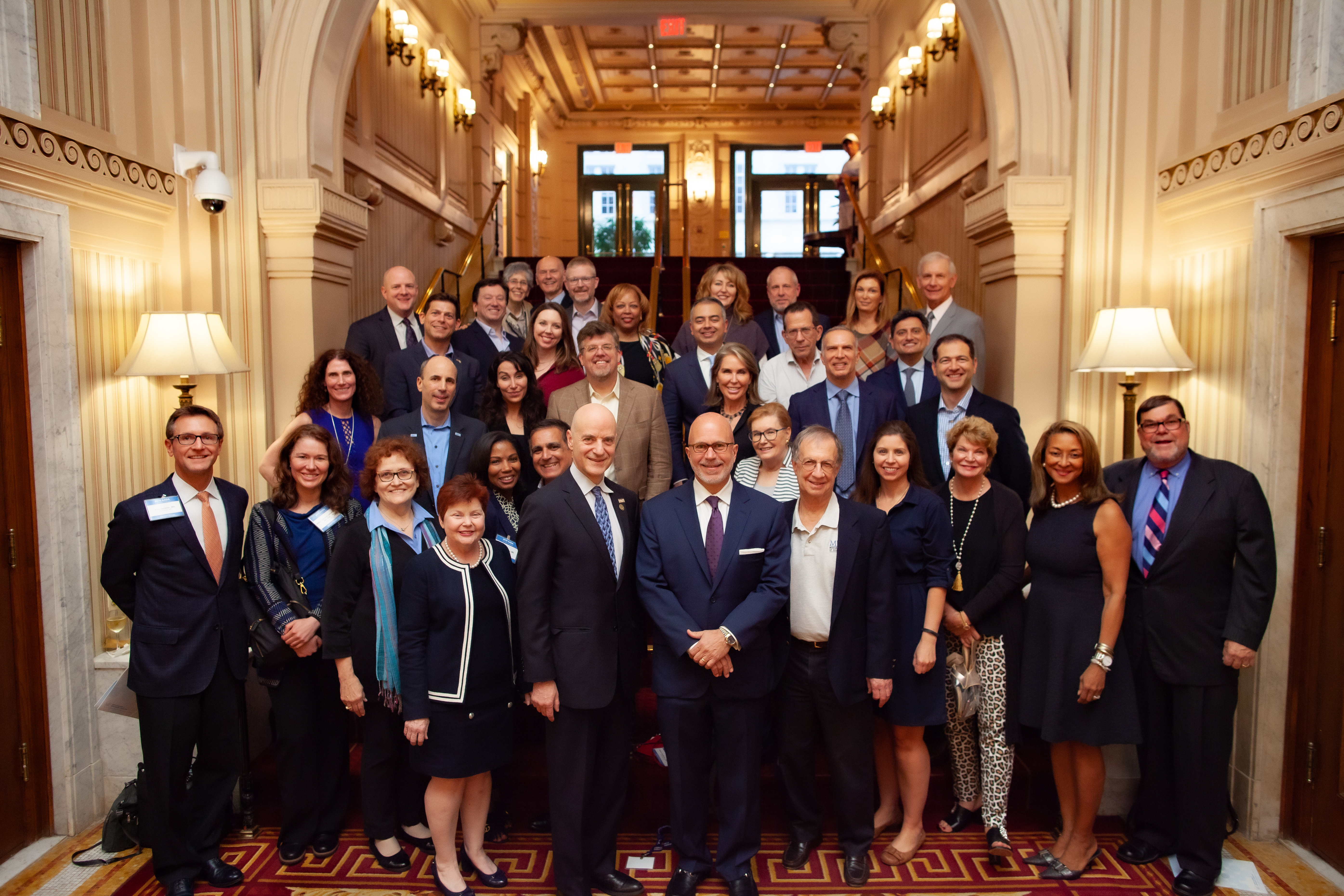 Leg conference attendees with Michael Smerconish