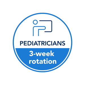 Icon depicting Basic Dermatology Curriculum for 3-week rotation for pediatricians