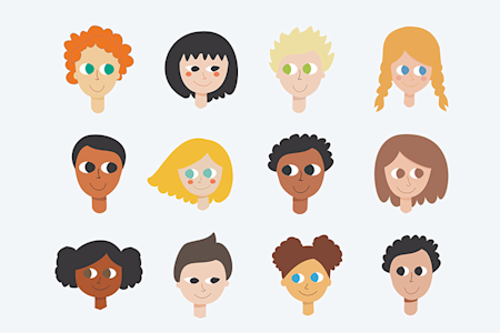 For kids: Different hair hero image