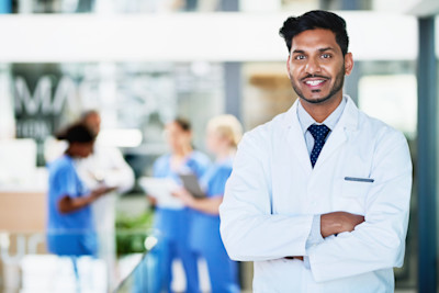 Image of smiling doctor