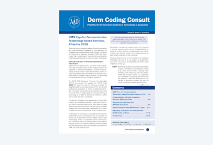 Derm Coding Consult cover