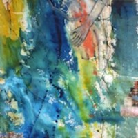Kreuzabnahme, 2018, 120x80 cm, Acrylmischtechnik Kreuzabnahme, 2018, 120x80 cm, Acrylmischtechnik