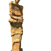 Solarplexus, 2018, 180x50 cm, Beton Solarplexus, 2018, 180x50 cm, Beton