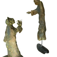 Rauchen schadet, 2019, je ca 25 cm, Gips Rauchen schadet, 2019, je ca 25 cm, Gips