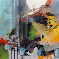 2017, 30x30 cm, Acrylmischtechnik auf Papier 2017, 30x30 cm, Acrylmischtechnik auf Papier