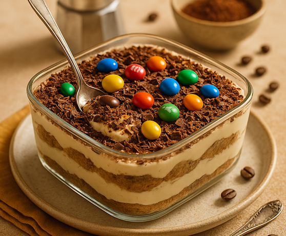 tiramisu m&m's tiramisu m&m's