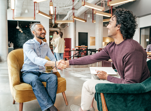 Recruiters Shaking Hands