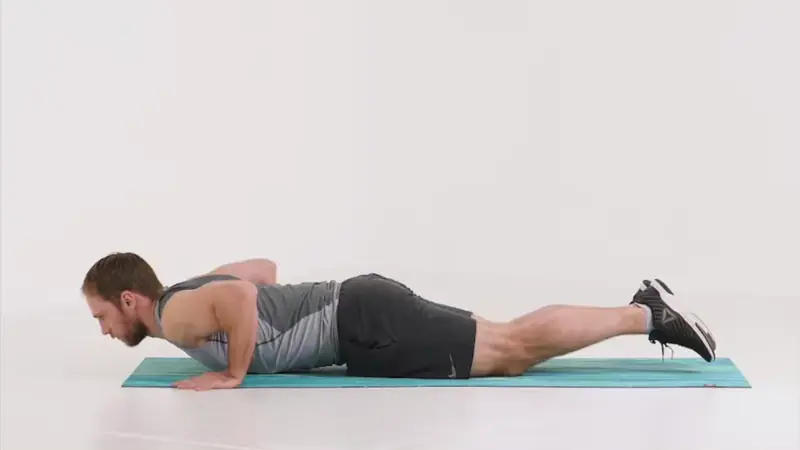 knee push up - how to do a push up