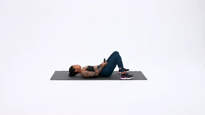 glute bridges beginner strength workout