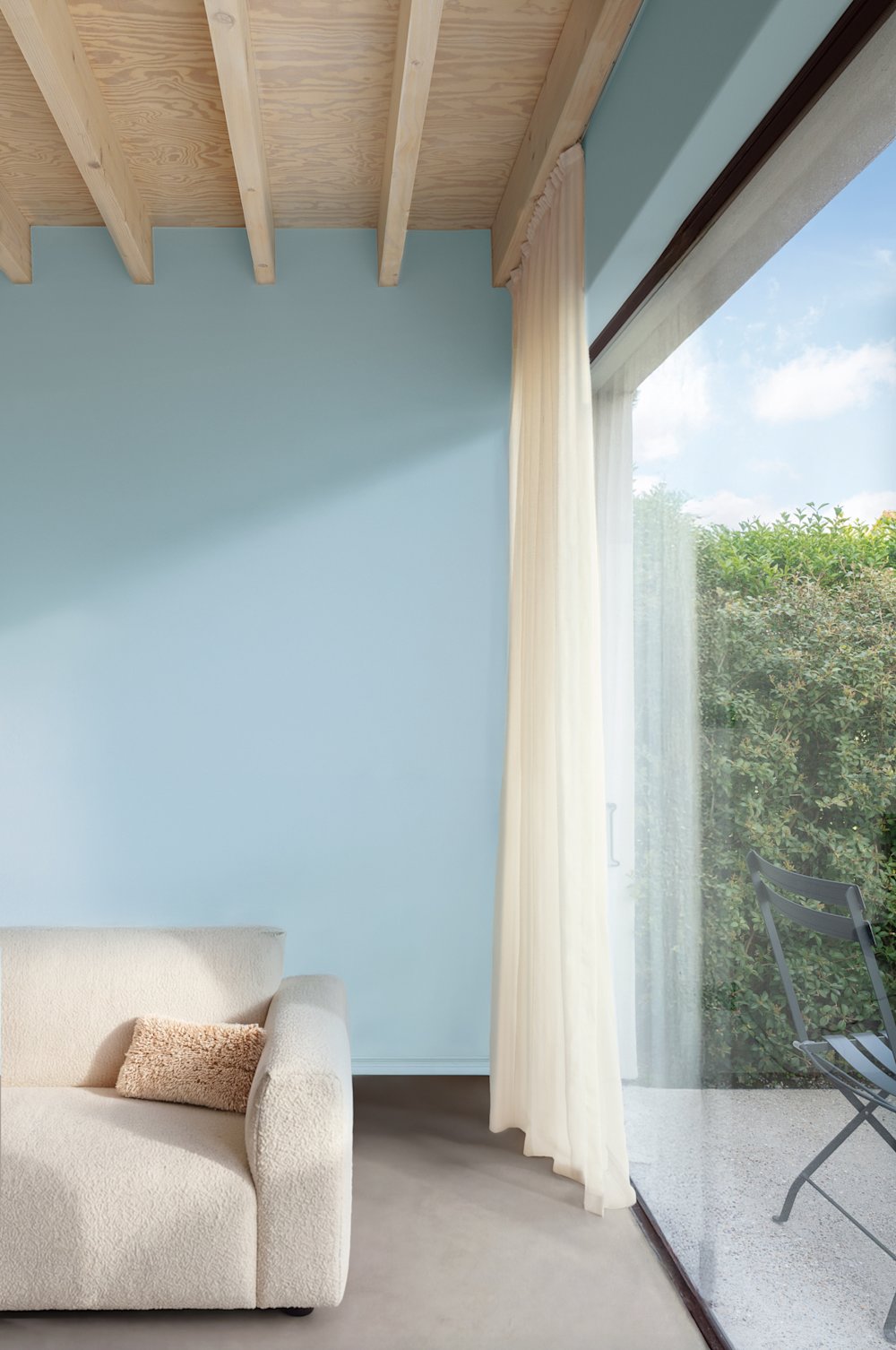 bimu - woonkamer – blauw – WAC 025 tender blue - coloramagazine – overzichtsbeeld