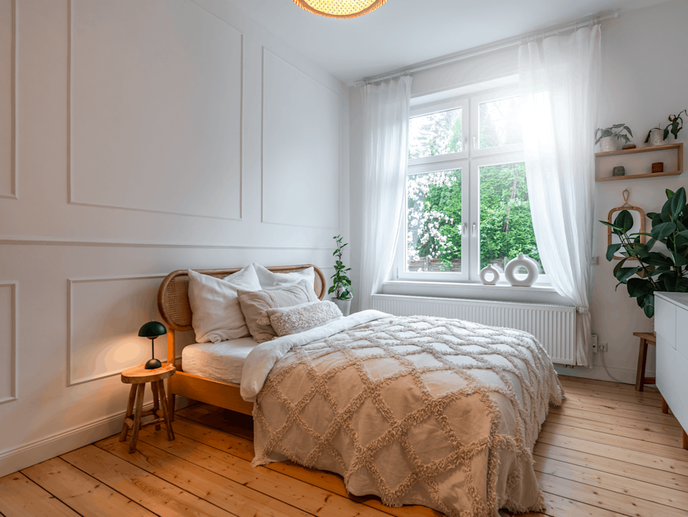 decoratieve elementen - slaapkamer - nmc - Noël & Marquet - ARSTYL - SP2,Z10 - wit - hout, zachte texturen