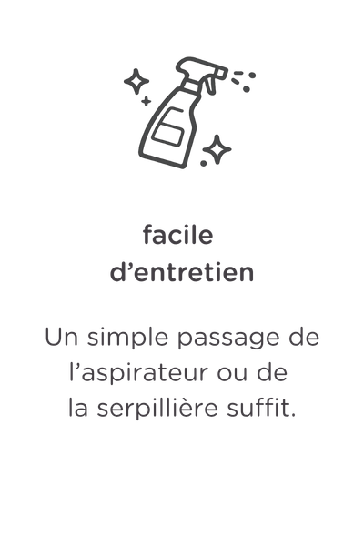 Dessin au trait simple représentant une clé, avec en dessous le texte : « Résistant aux rayures et à l'usure. Conçu pour conserver longtemps son aspect, même en cas d'utilisation intensive. »