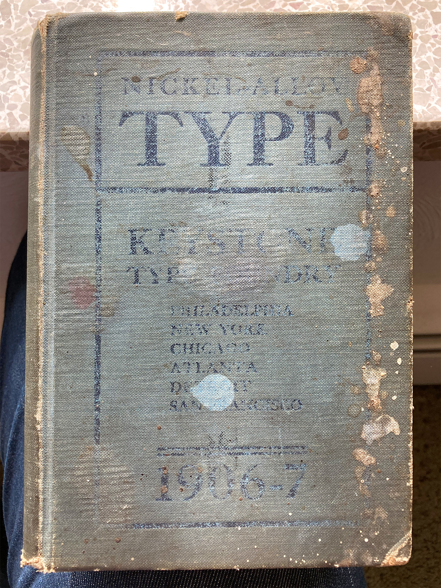 Keystone Type Foundry Nickel Alloy Type specimen book, circa 1906–7