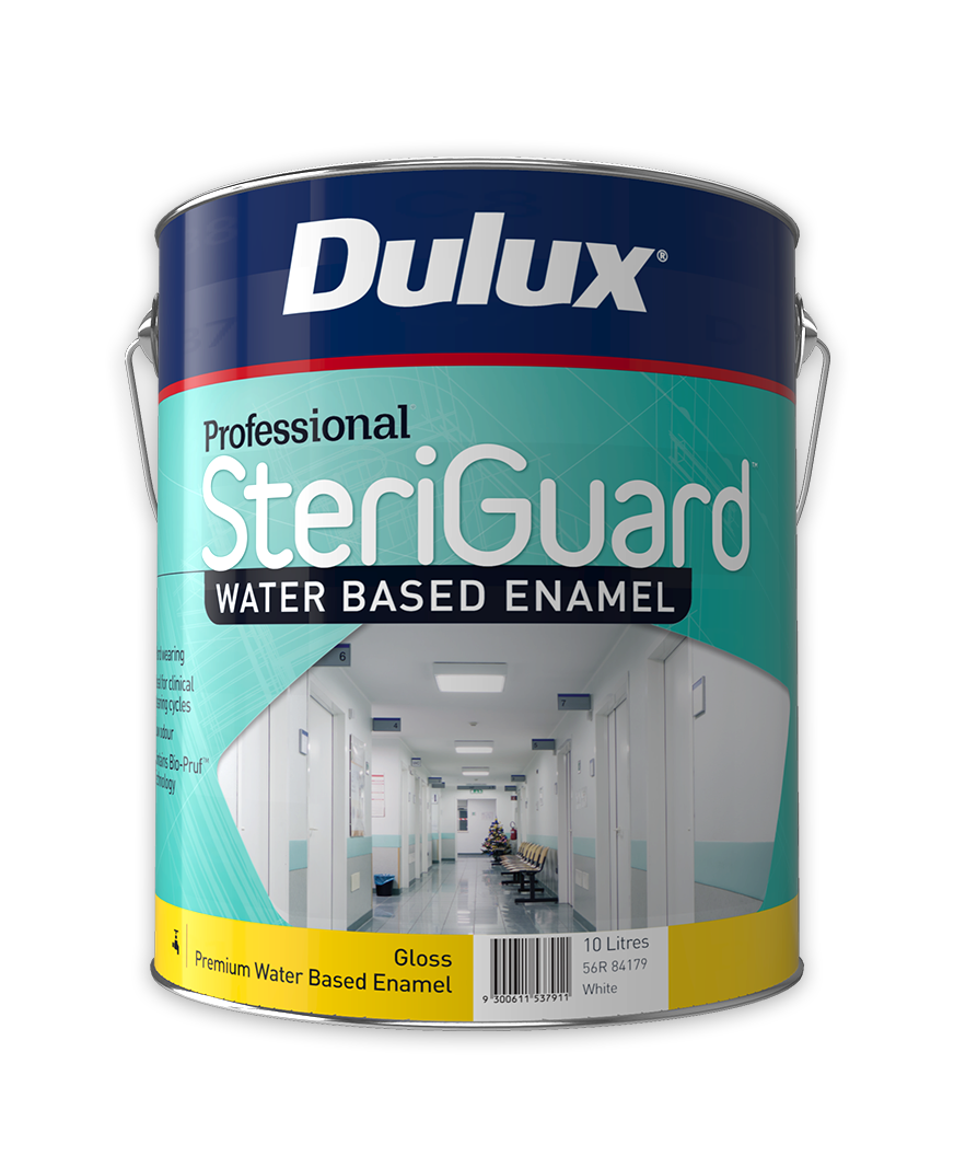 Dulux Professional SteriGuard Water Based Enamel Gloss