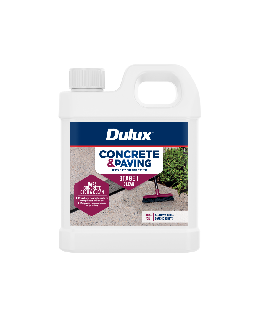 Concrete & Paving Bare Concrete Etch & Clean