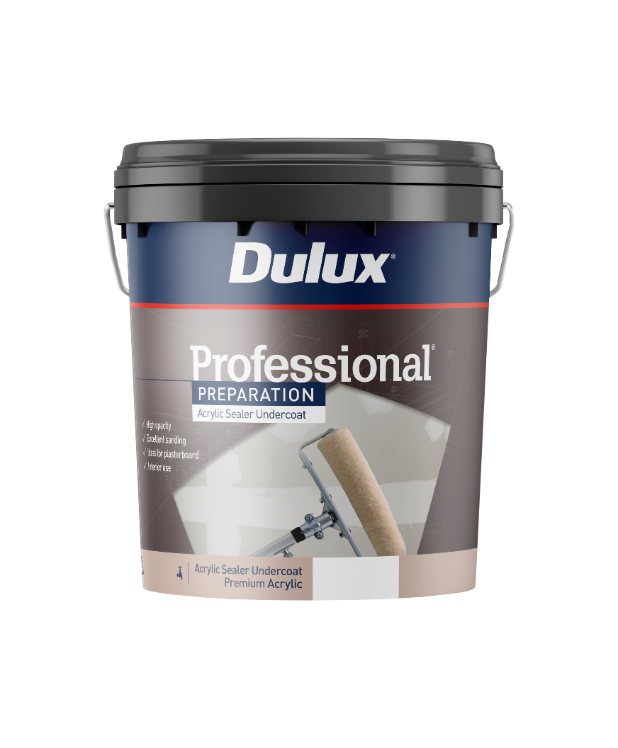 Dulux Prof Preparation Acrylic Sealer Undercoat White 15L