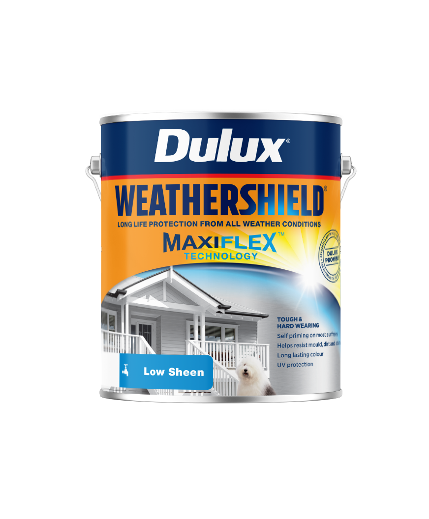 Dulux Weathershield 4L Tin Low Sheen