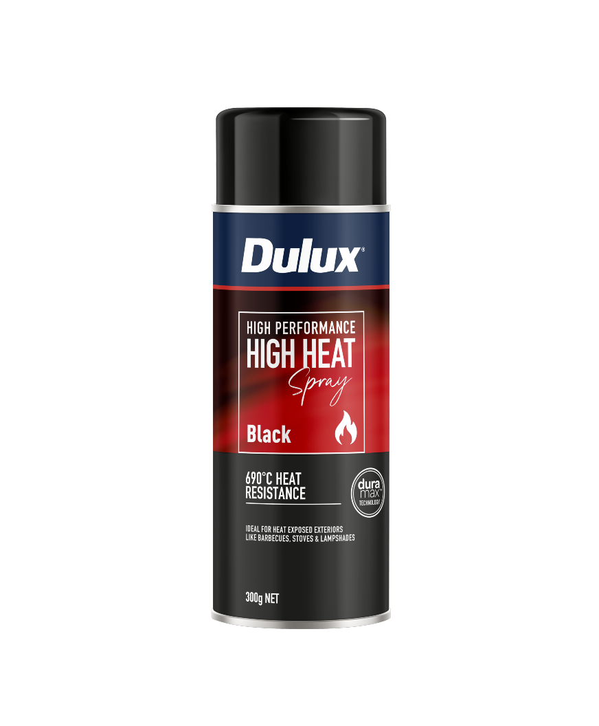 Dulux Spray Black High Heat Enamel 300g