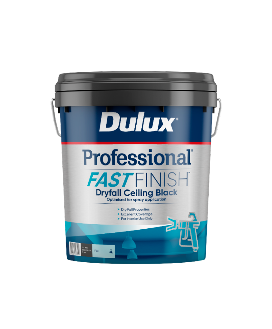 Professional® FASTFINISH™ Dry Fall Ceiling Black 15L AU