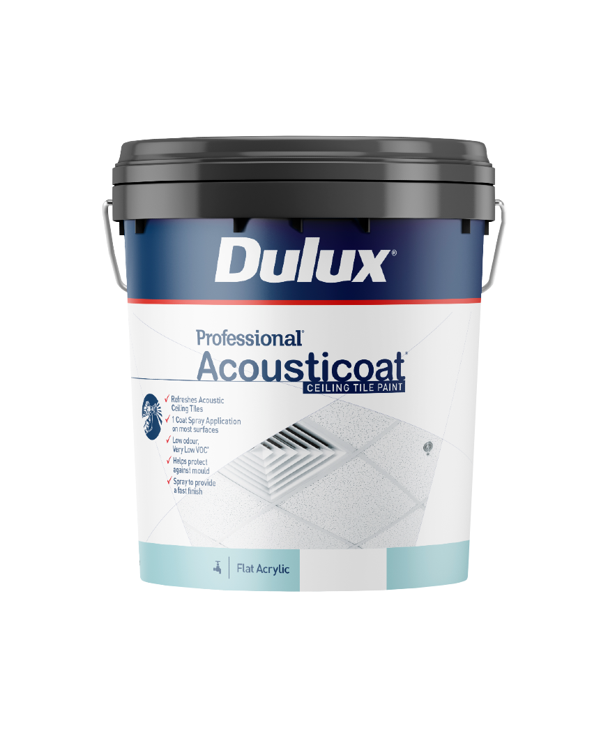 Dulux Professional Acousticoat Ceiling Flat White 15L