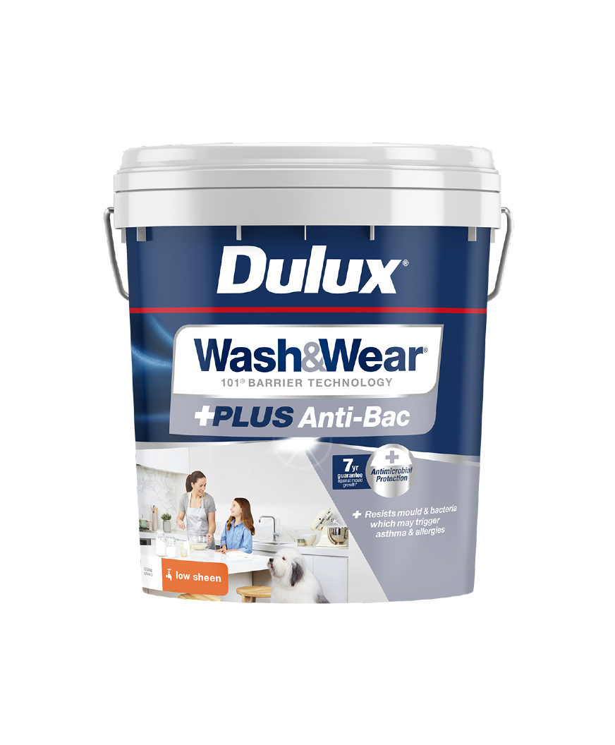 Wash&Wear® +PLUS Anti-Bac Low Sheen 15L