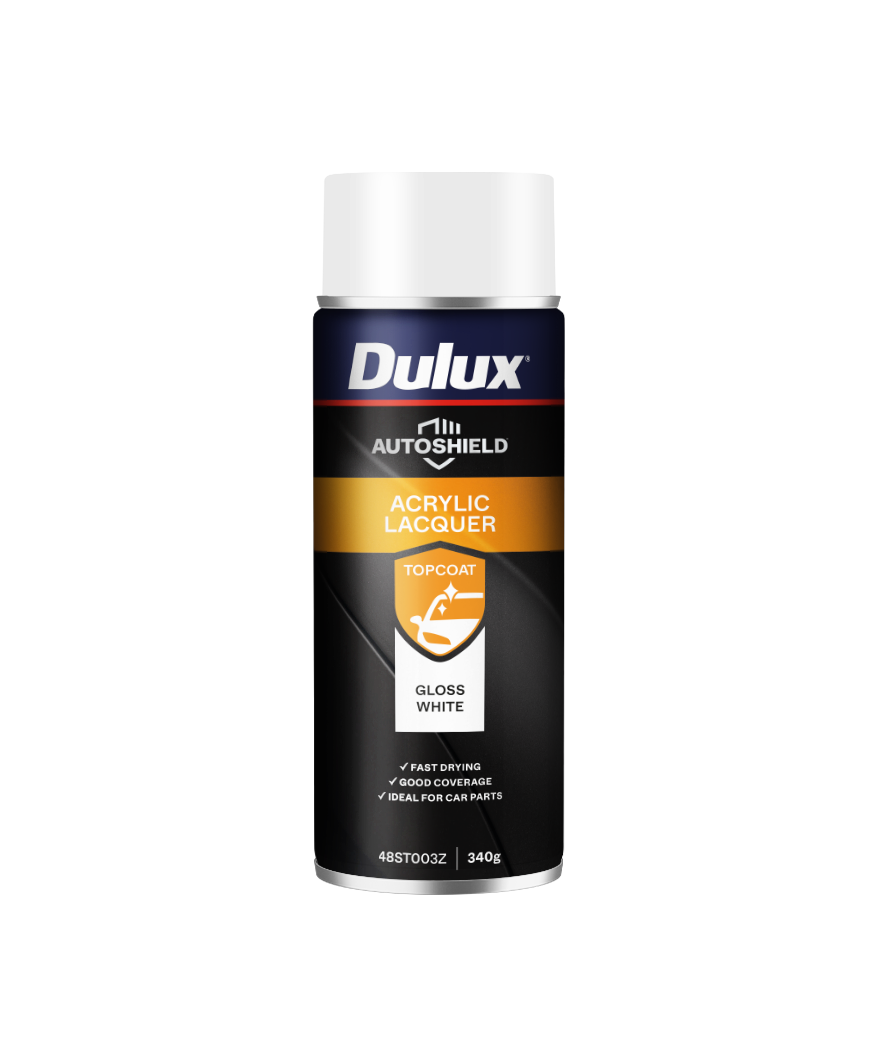 Dulux Autoshield AcrylicLaquer GlossWhite 340g