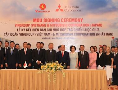 Vingroup bắt tay Mitsubishi: Tái chế dầu ăn tại Vinpearl thành nhiên liệu sinh học, triển khai dự án điện gió tại Việt Nam