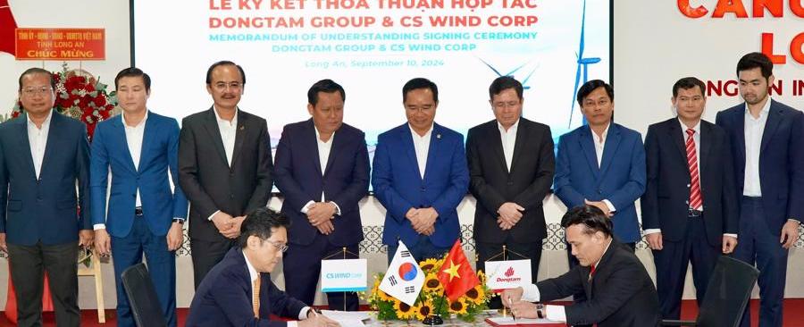 Tập đoàn Hàn Quốc đầu tư sản xuất thiết bị điện gió tại Long An 200 triệu đô