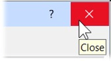 Changing the Environment - Customizing BricsCAD<sup>®</sup> -close