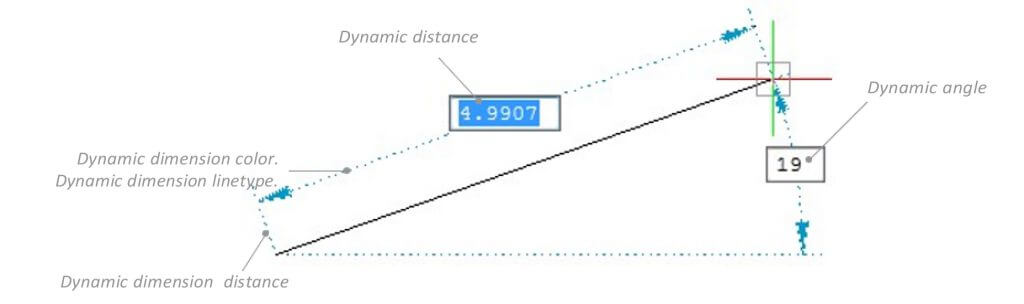 Changing the Environment - Customizing BricsCAD<sup>®</sup> -dynamic dimention-1024x304