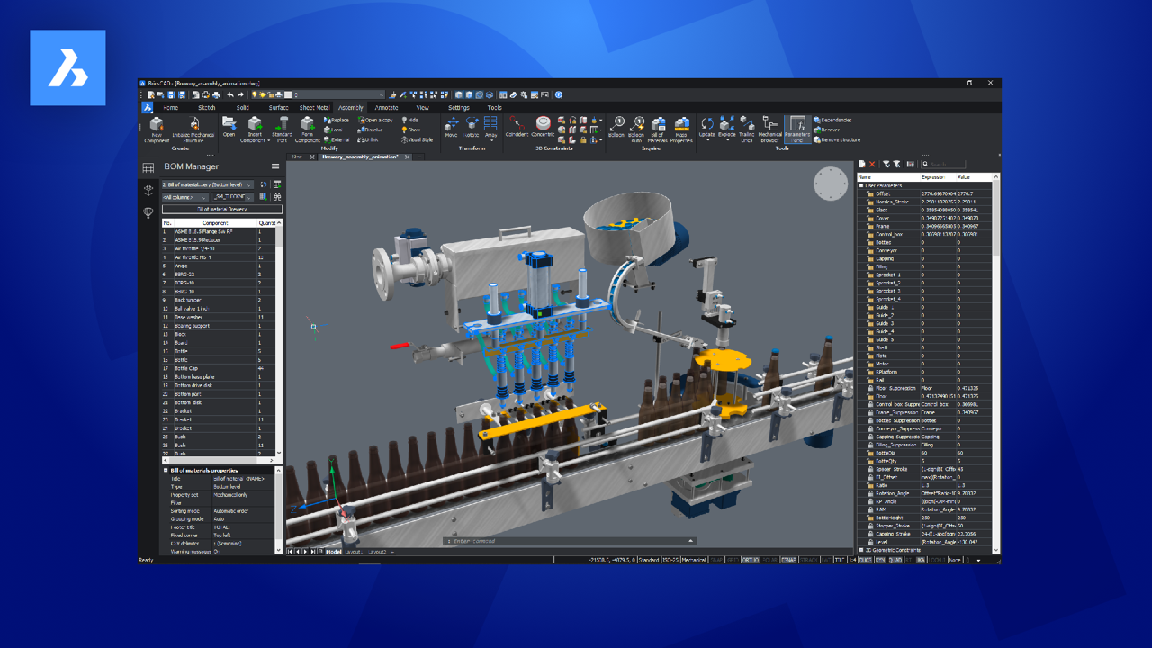 BricsCAD Mechanical V21 PR Image