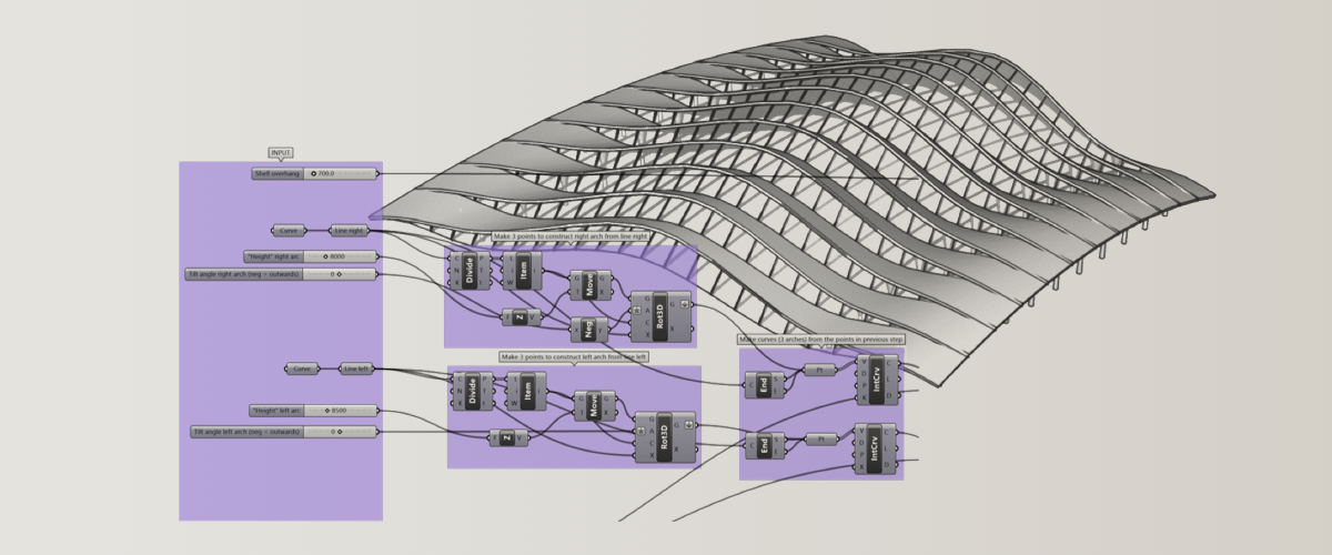 This was 2020 at Bricsys- grasshopper