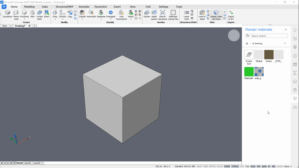 Tuesday Tips - Everything you need to know about Render Materials in BricsCAD- wallpaper