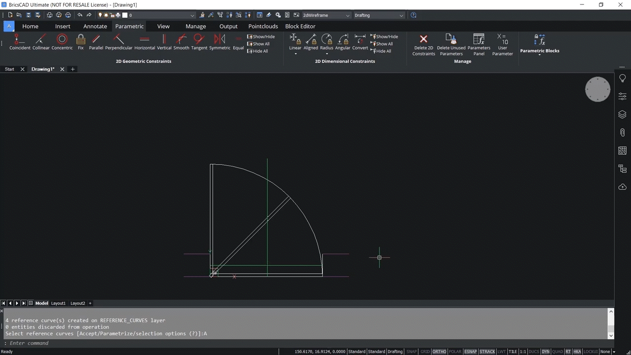 How to use Parametric Blocks in BricsCAD 2,57-3,11