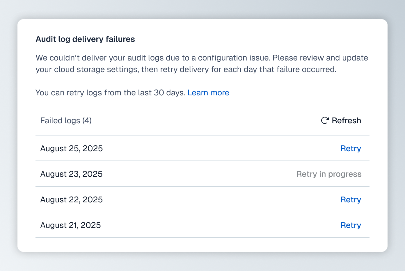 audit-logs-retry-ui